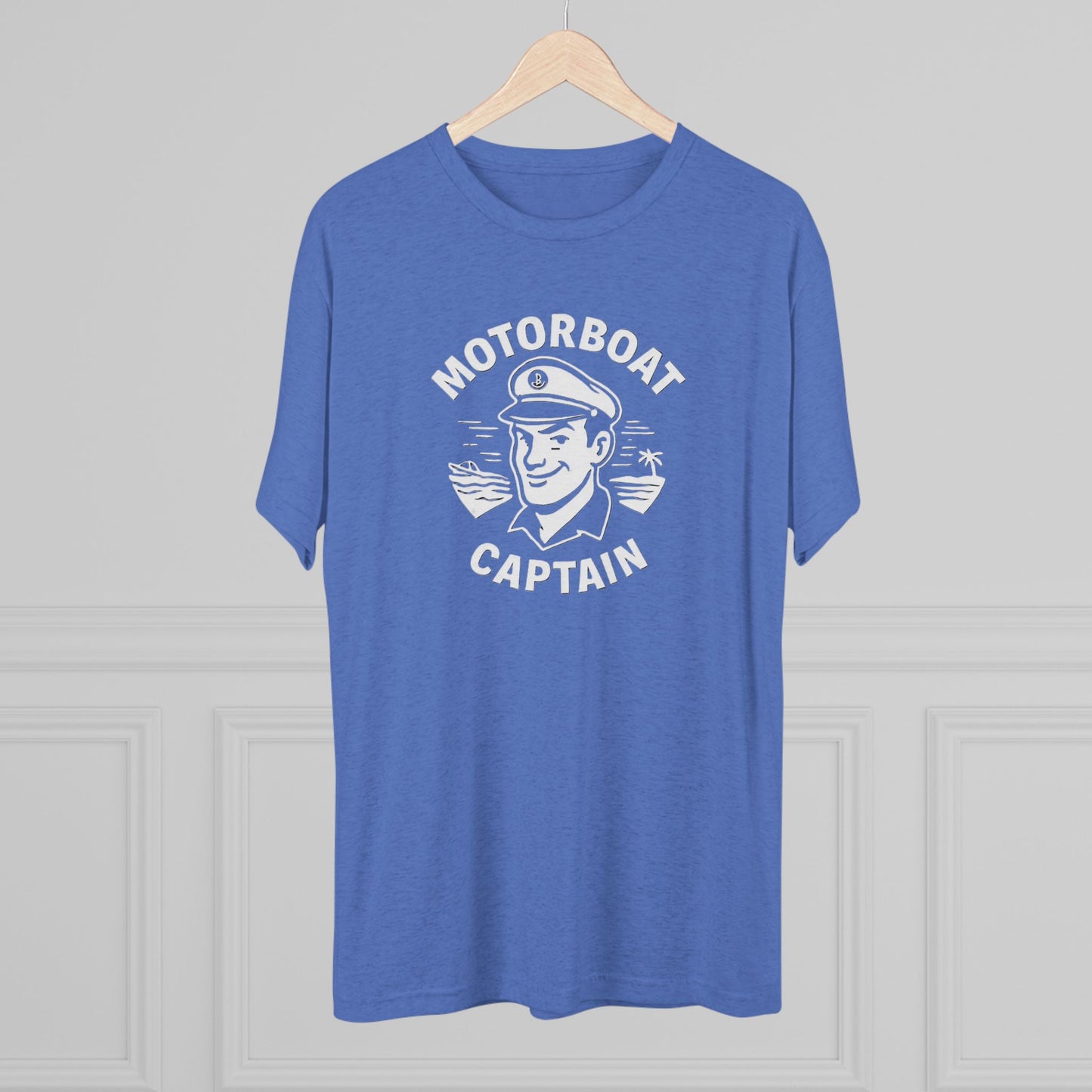 Motorboat Captain - Top Shelf Blended Tee