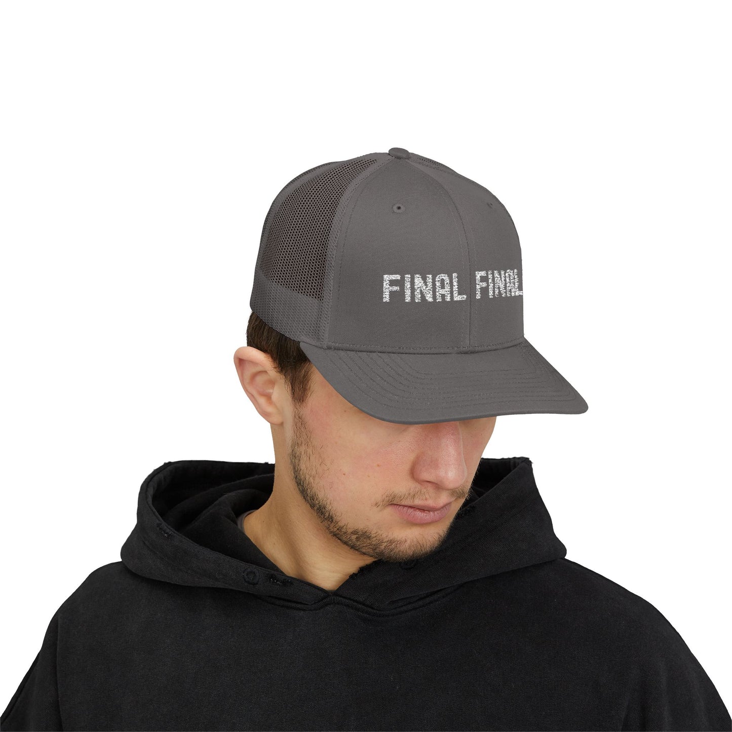 Final Final Snapback Trucker Cap, Stylish Hat for Parties, Graduation Gifts, Unisex Cap, Trendy Accessory for Everyday Wear