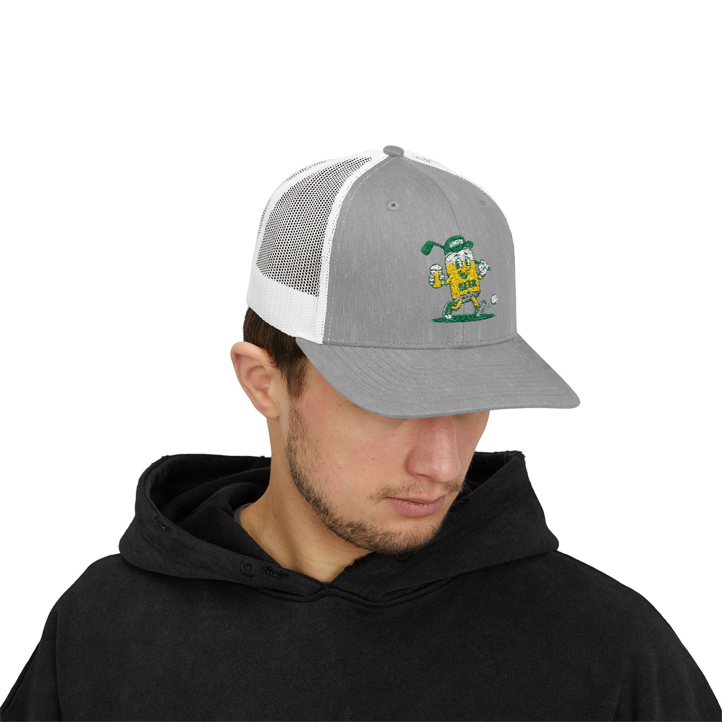 Grip it and Sip it - Golfing and drinking Trucker Hat