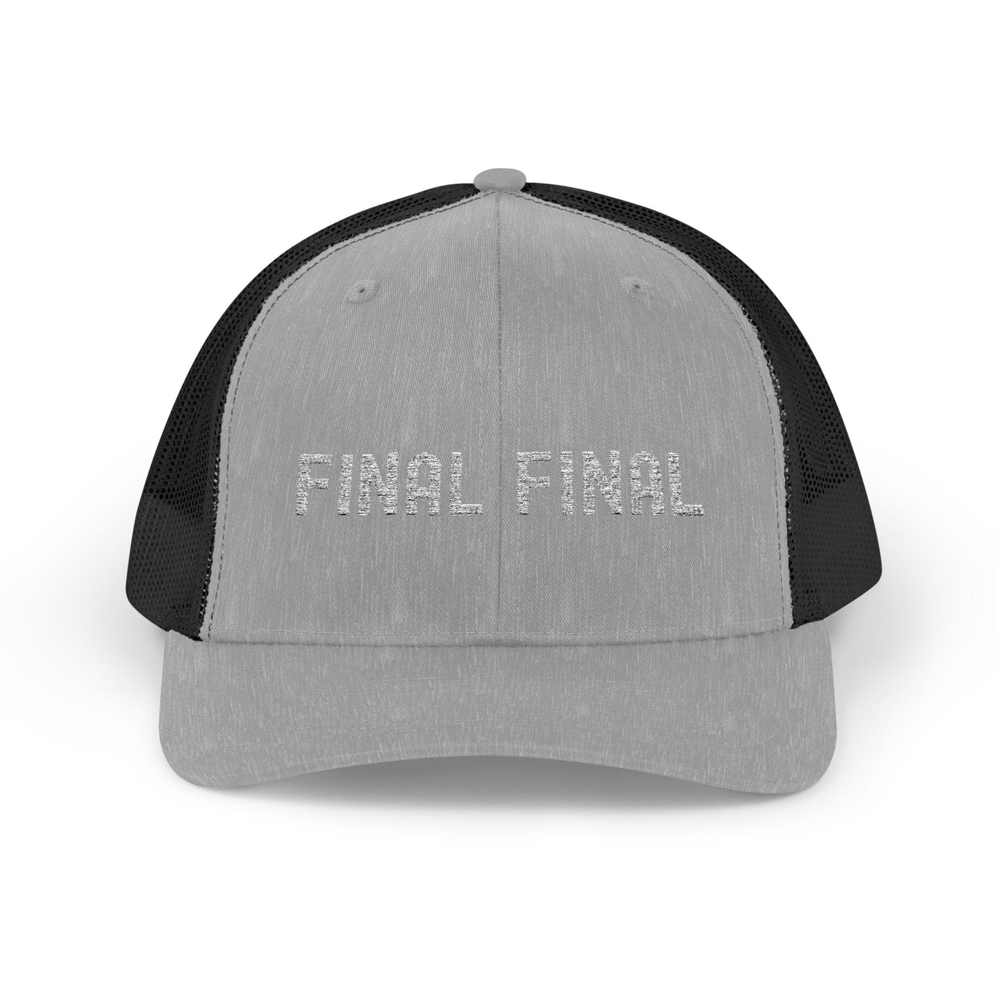Final Final Snapback Trucker Cap, Stylish Hat for Parties, Graduation Gifts, Unisex Cap, Trendy Accessory for Everyday Wear