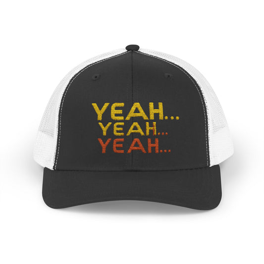 Yeah Yeah Yeah Snapback Trucker Cap
