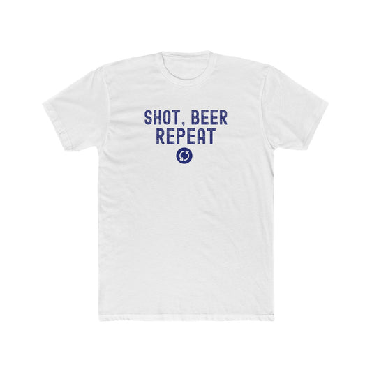 Shot, Beer, Repeat - Men Unisex T-shirt