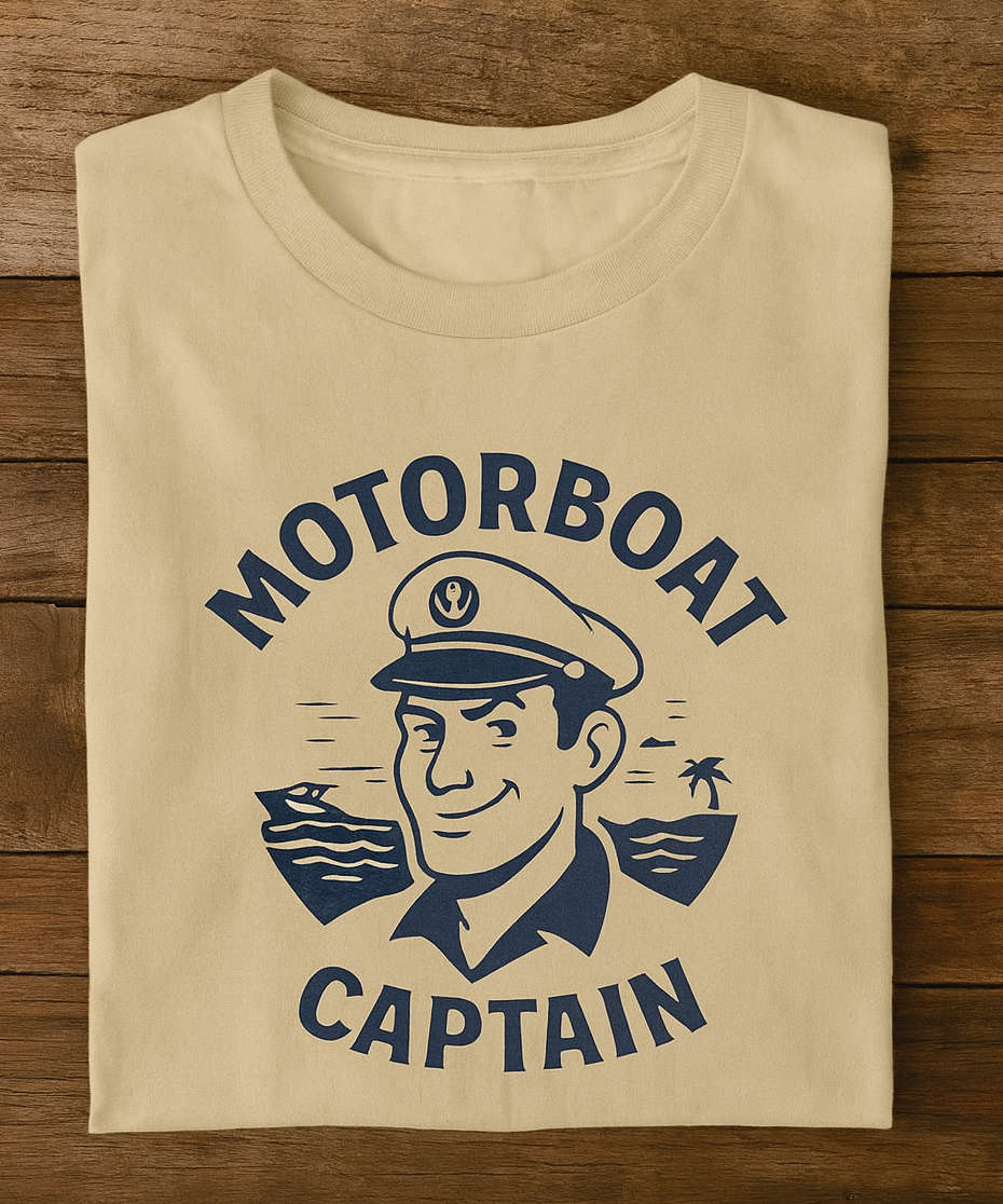 Motorboat Captain - Motorboating SOB Tee