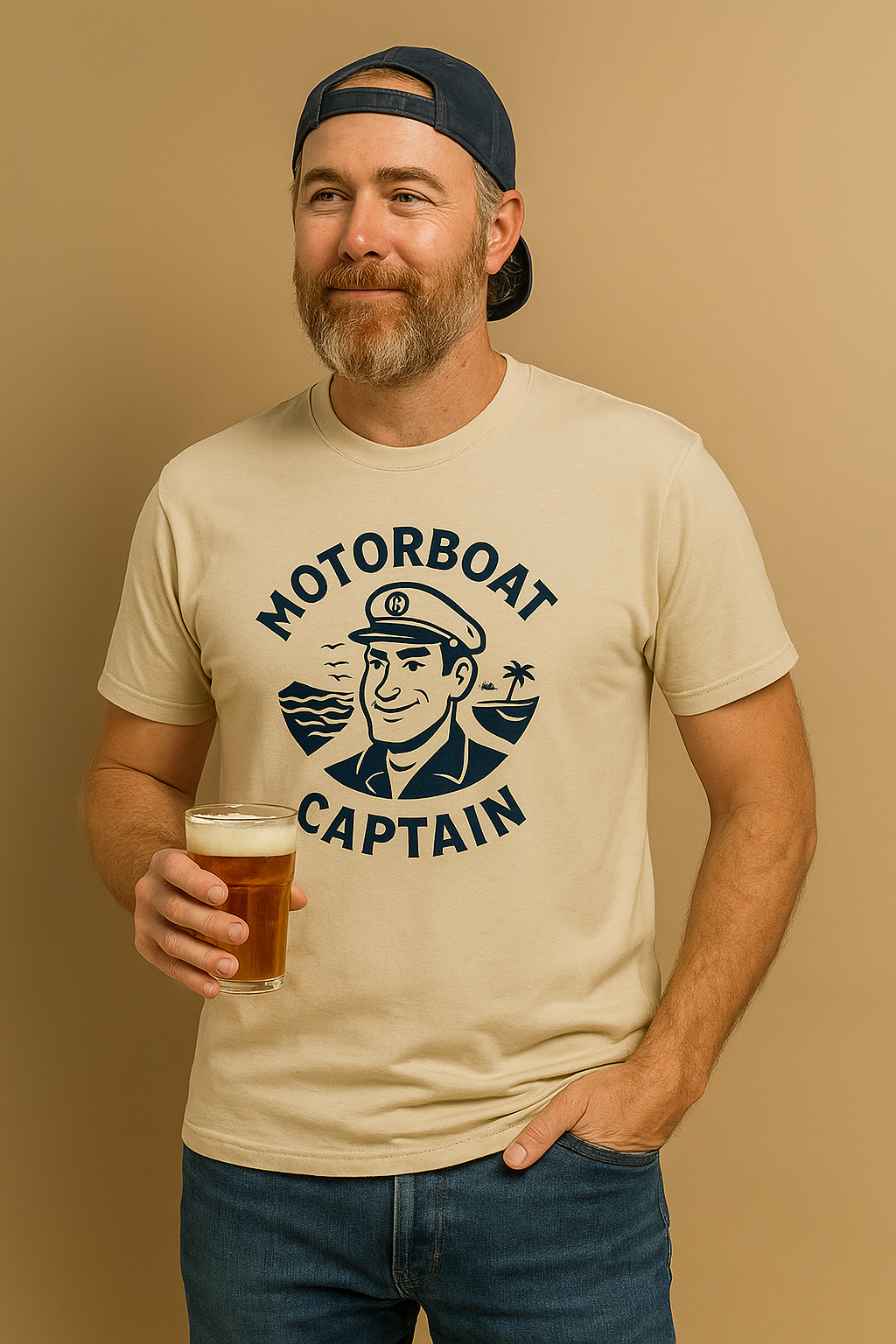 Motorboat Captain - Motorboating SOB Tee