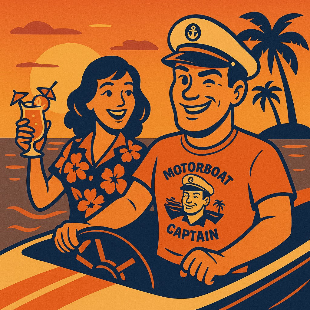 Motorboat Captain - Motorboating SOB Tee