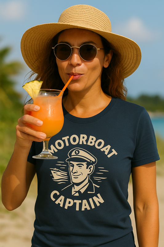 Motorboat Captain - Motorboating SOB Tee