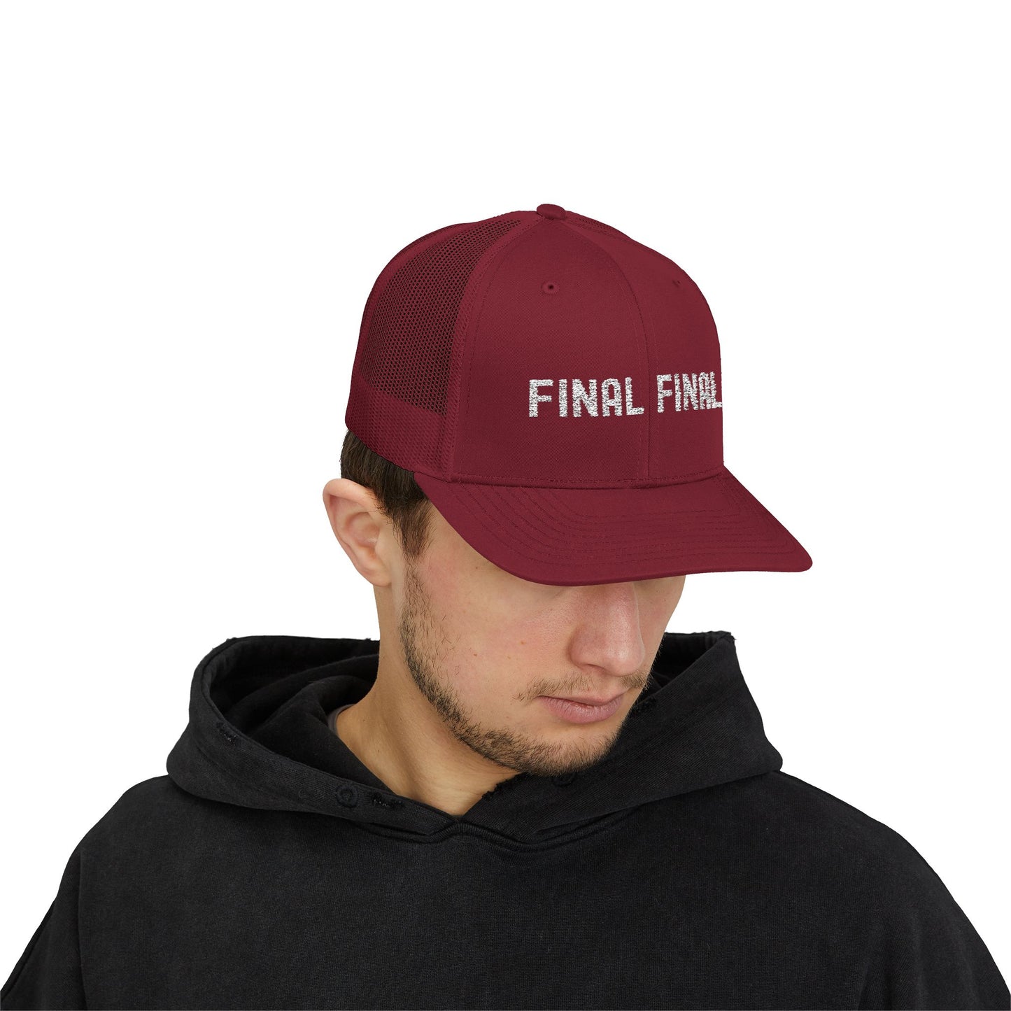 Final Final Snapback Trucker Cap, Stylish Hat for Parties, Graduation Gifts, Unisex Cap, Trendy Accessory for Everyday Wear