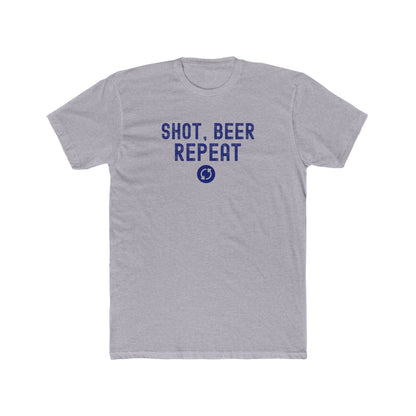 Shot, Beer, Repeat - Men Unisex T-shirt