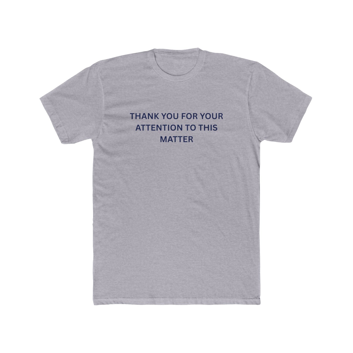Thank You Statement Unisex Cotton Crew Tee, Casual Gift, Statement Shirt, Everyday Wardrobe Essential, Appreciation Tee