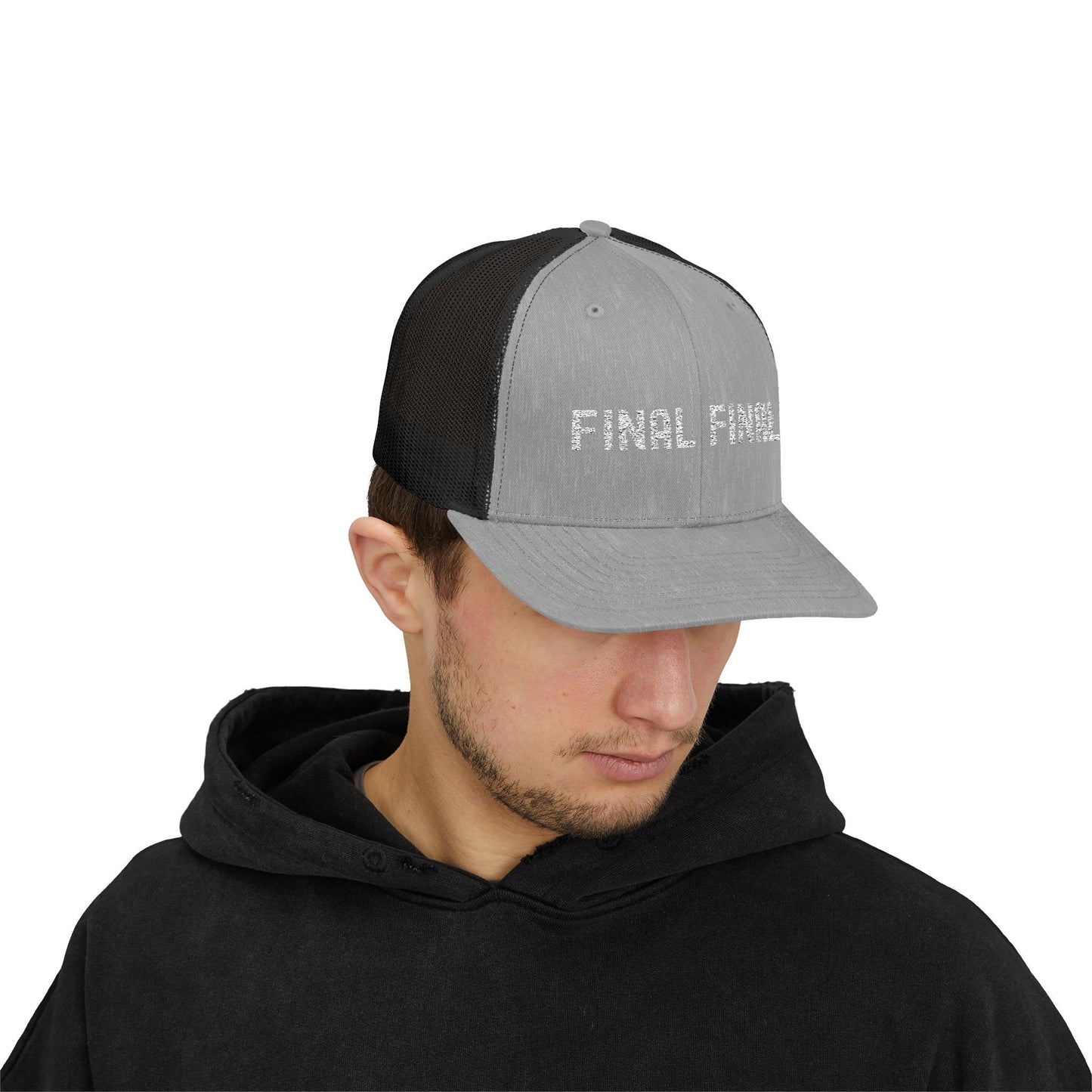 Final Final Snapback Trucker Cap, Stylish Hat for Parties, Graduation Gifts, Unisex Cap, Trendy Accessory for Everyday Wear