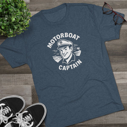Motorboat Captain - Top Shelf Blended Tee