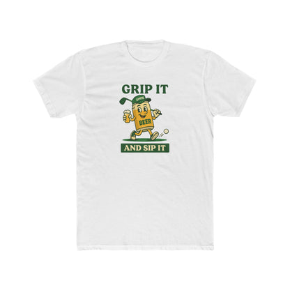 Grip it and sip it - Golf & Beer T-shirt