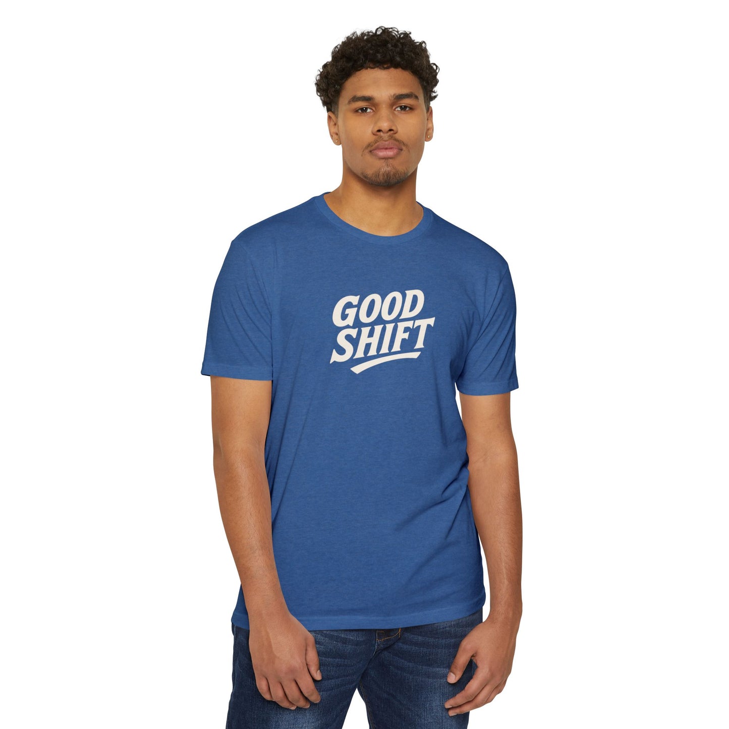 Good Shift T-Shirt — Retro Script Tee