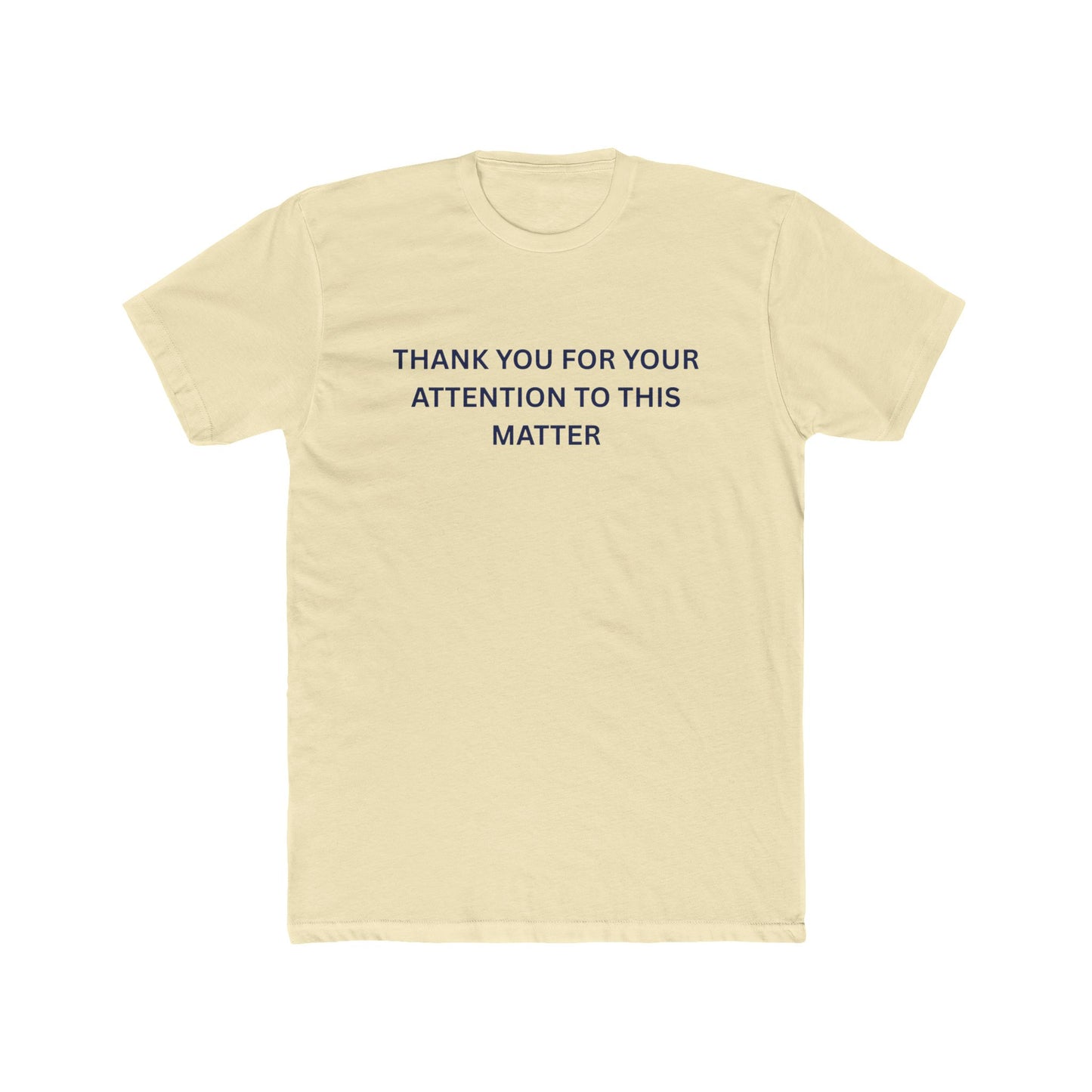 Thank You Statement Unisex Cotton Crew Tee, Casual Gift, Statement Shirt, Everyday Wardrobe Essential, Appreciation Tee