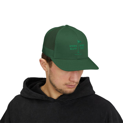 Swing Slow Drink Fast - Golf Trucker Cap