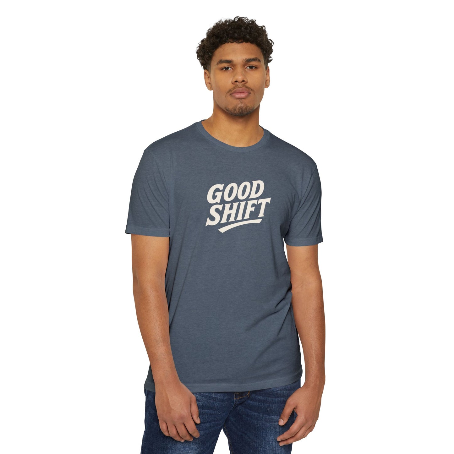 Good Shift T-Shirt — Retro Script Tee