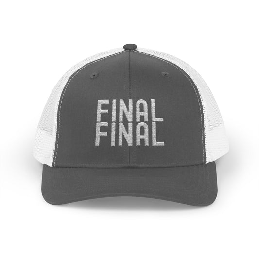 Final Final Snapback Trucker Hat