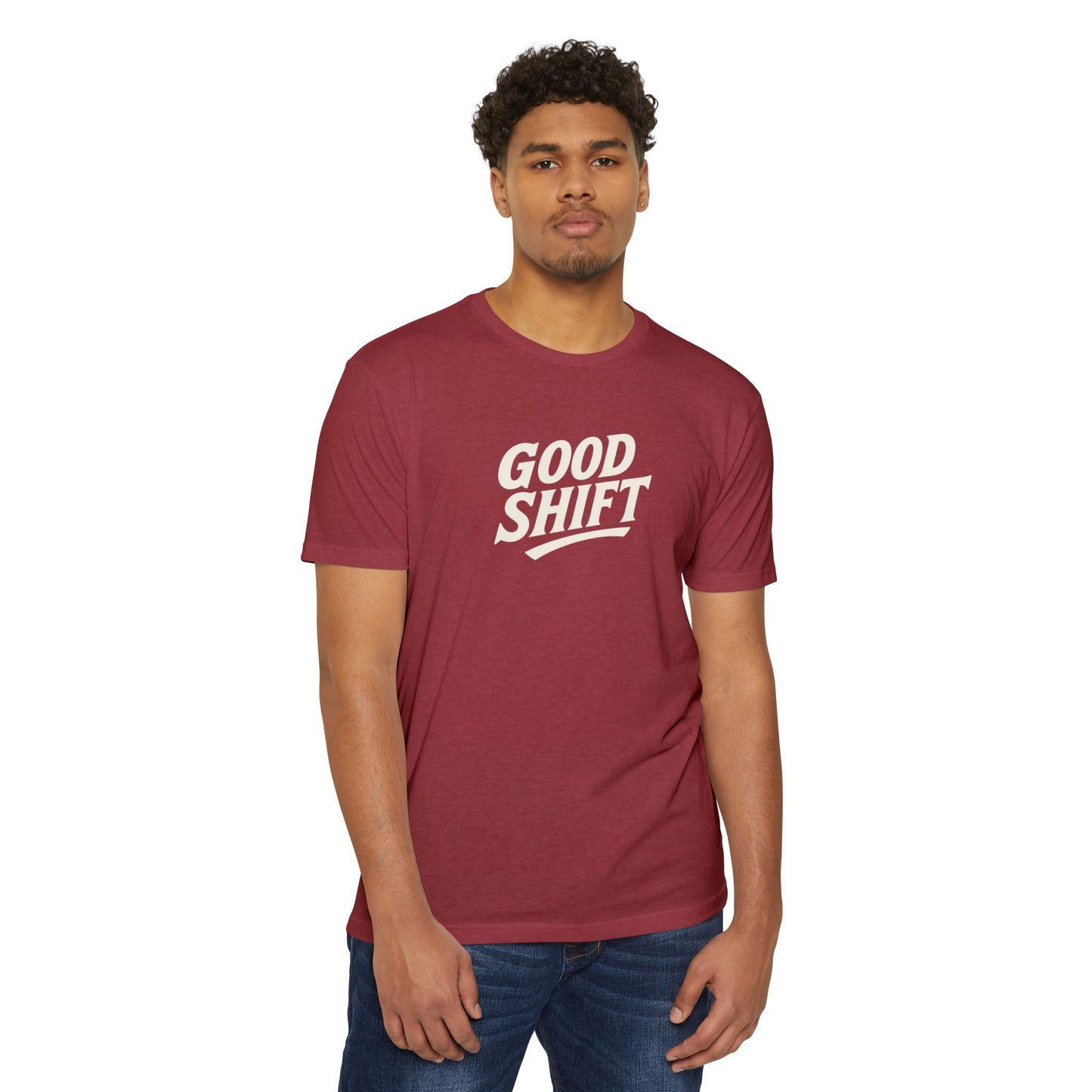 Good Shift T-Shirt — Retro Script Tee