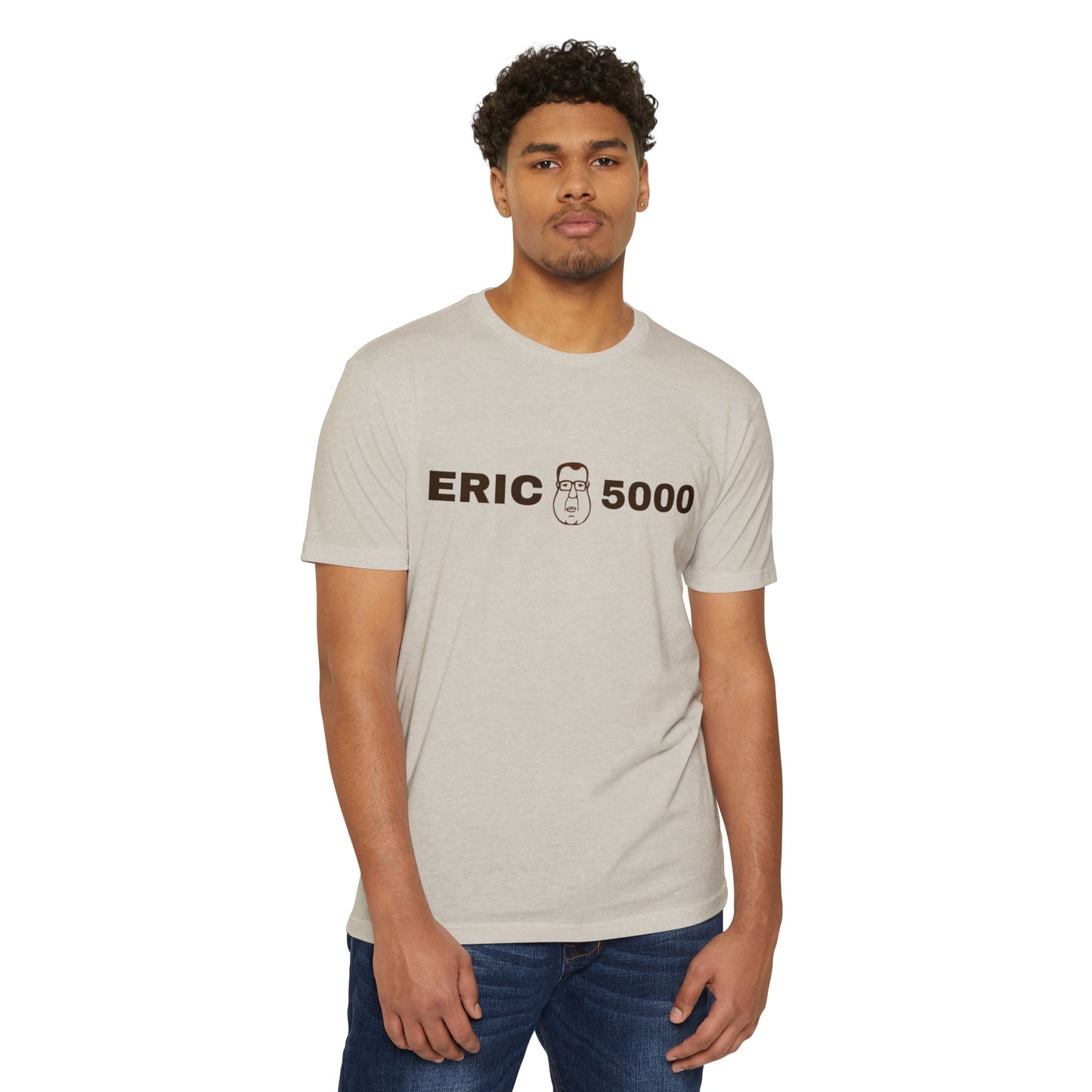 Eric 5000 T-Shirt – Retro Minimalist Face Graphic Tee