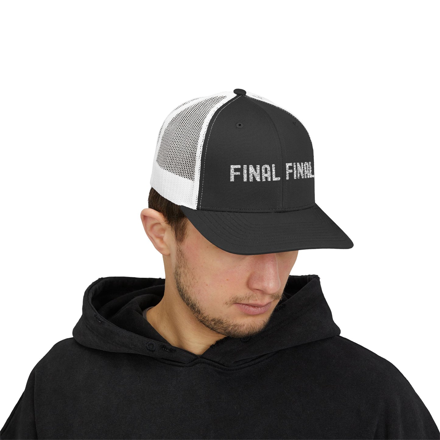 Final Final Snapback Trucker Cap, Stylish Hat for Parties, Graduation Gifts, Unisex Cap, Trendy Accessory for Everyday Wear