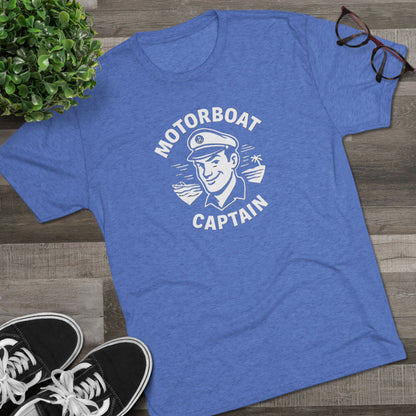 Motorboat Captain - Top Shelf Blended Tee