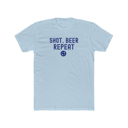 Shot, Beer, Repeat - Men Unisex T-shirt