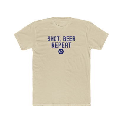 Shot, Beer, Repeat - Men Unisex T-shirt