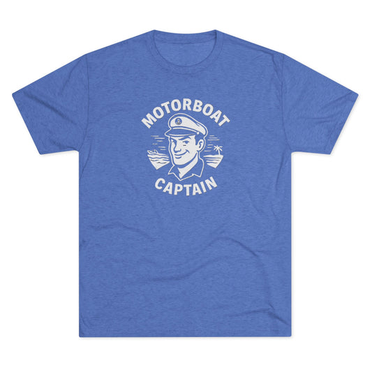 Motorboat Captain - Top Shelf Blended Tee