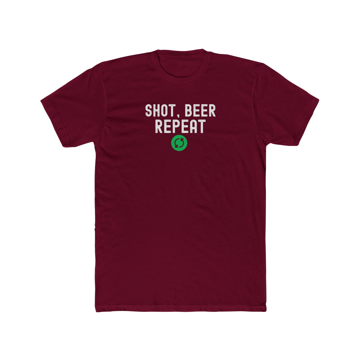 Shot, Beer, Repeat - Men Unisex T-shirt