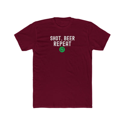 Shot, Beer, Repeat - Men Unisex T-shirt