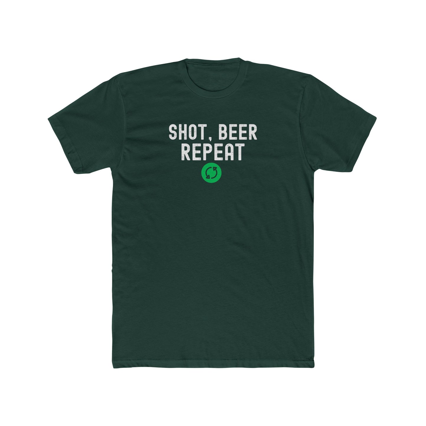 Shot, Beer, Repeat - Men Unisex T-shirt