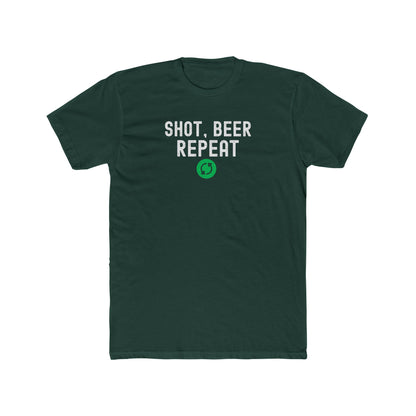 Shot, Beer, Repeat - Men Unisex T-shirt