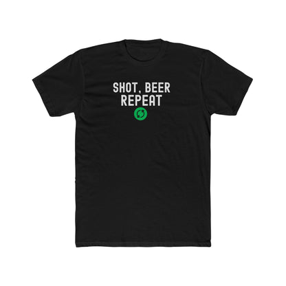 Shot, Beer, Repeat - Men Unisex T-shirt