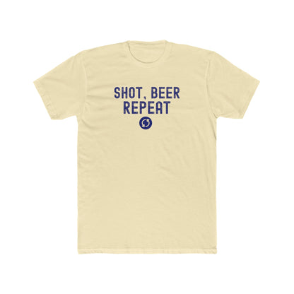 Shot, Beer, Repeat - Men Unisex T-shirt