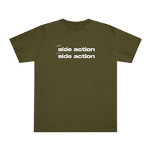 Load image into Gallery viewer, Side Action Unisex Deluxe T-shirt
